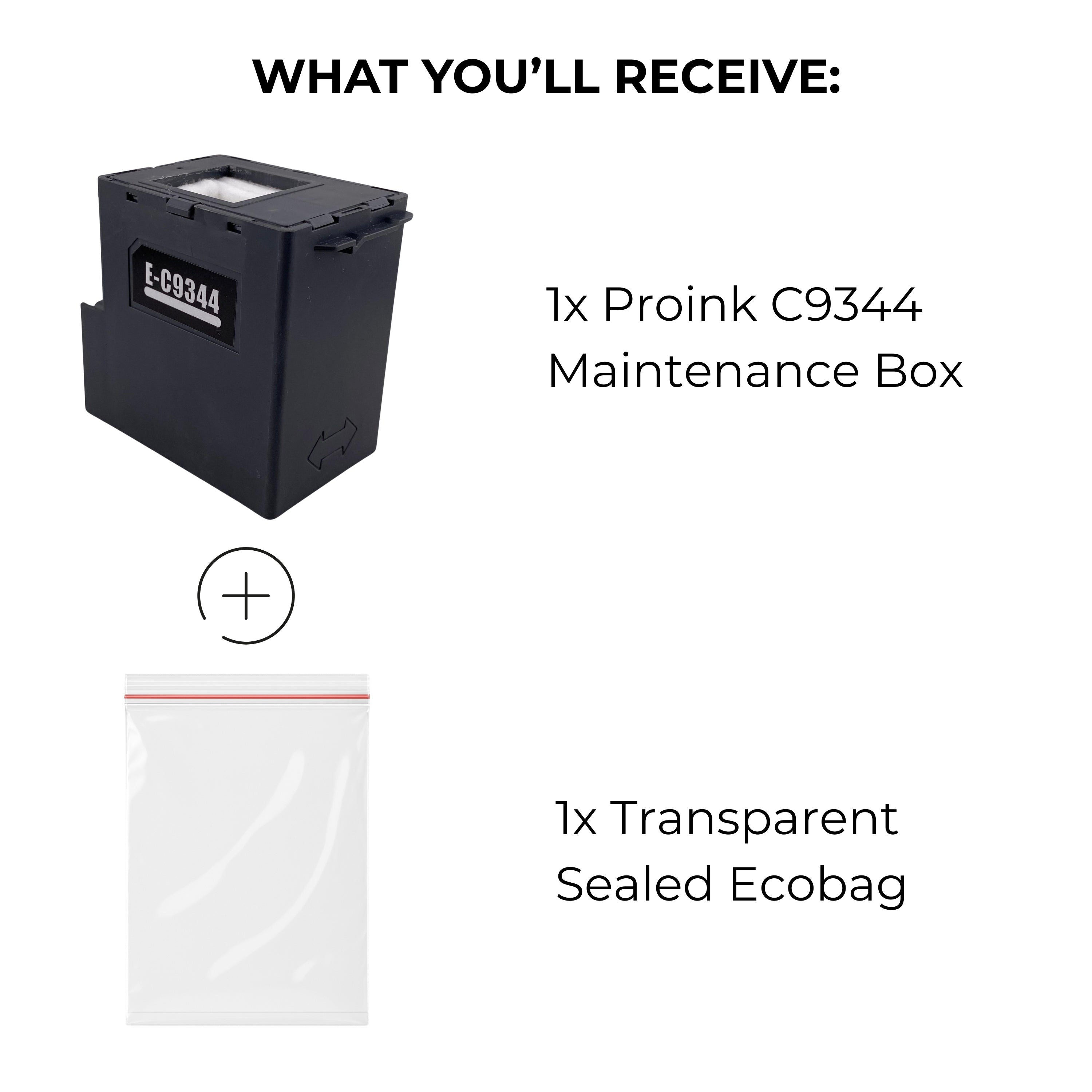 Compatible C9344 Ink Maintenance Box – PROINK High-Absorption, Pre-Chipped