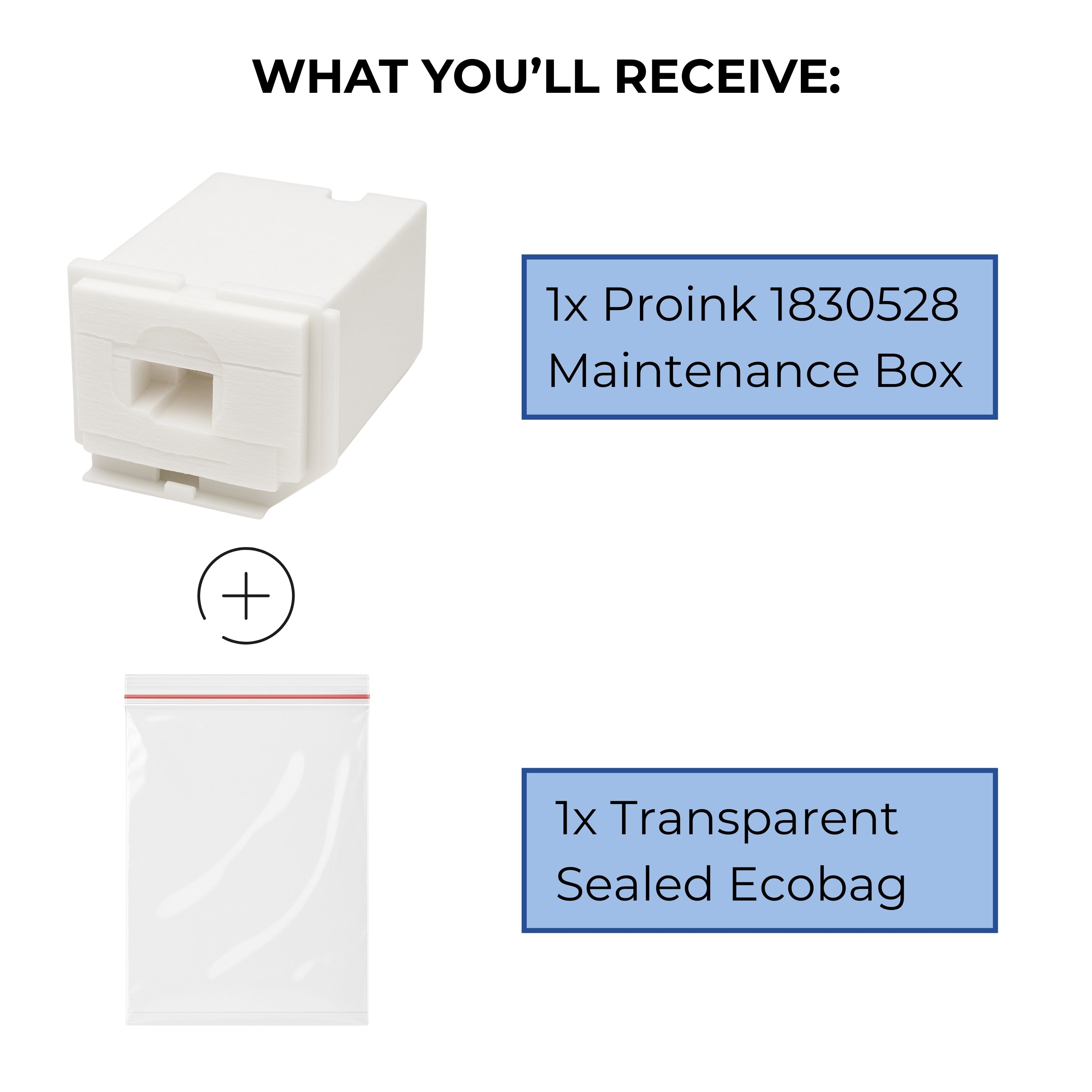 Waste Ink Tank Maintenance Box for Epson Printers